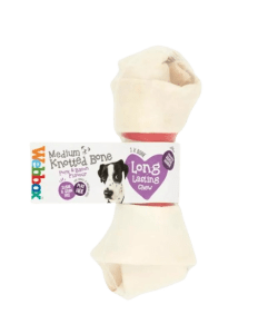 Webbox Hide Porky Medium Knotted Bone Dog Treats