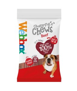 Webbox Meaty Chomping Chews Beef Dog Treats