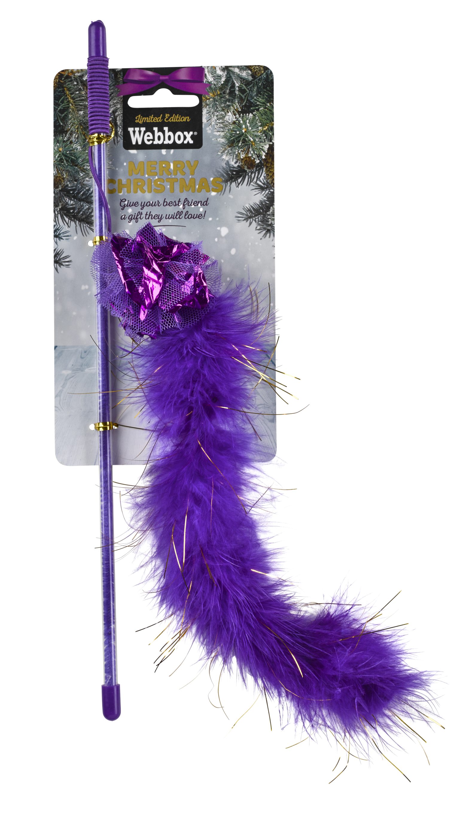 Webbox Christmas Teaser Wand Assorted Toy