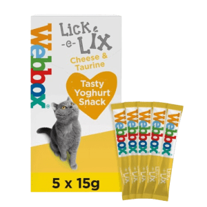 Webbox Lick-e-Lix Cheese & Taurine Cat Treats