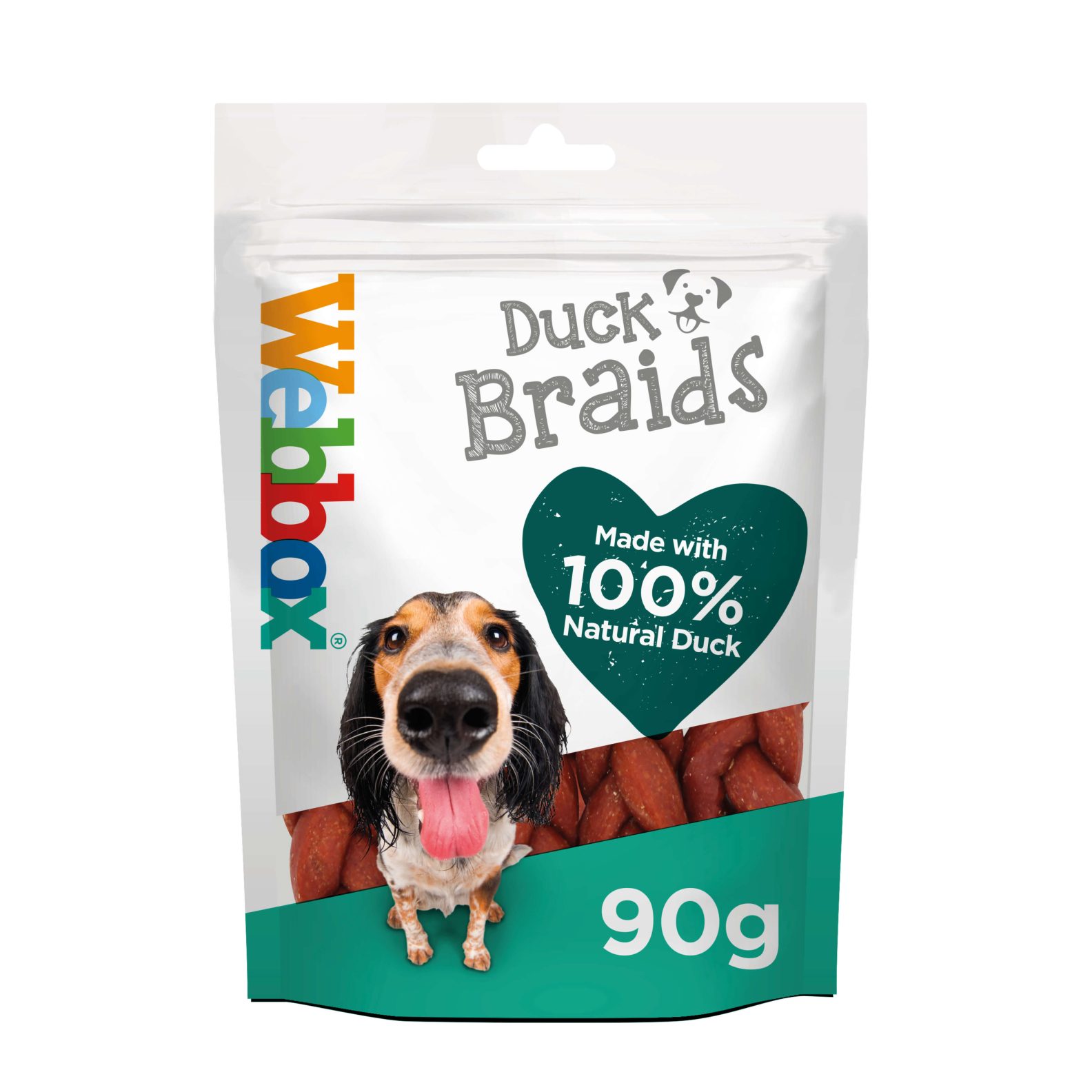 Webbox Duck Braids Dog Treats