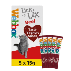 Webbox Lick-e-Lix with Beef Cat Treats - 1 unit (5 x 15g)