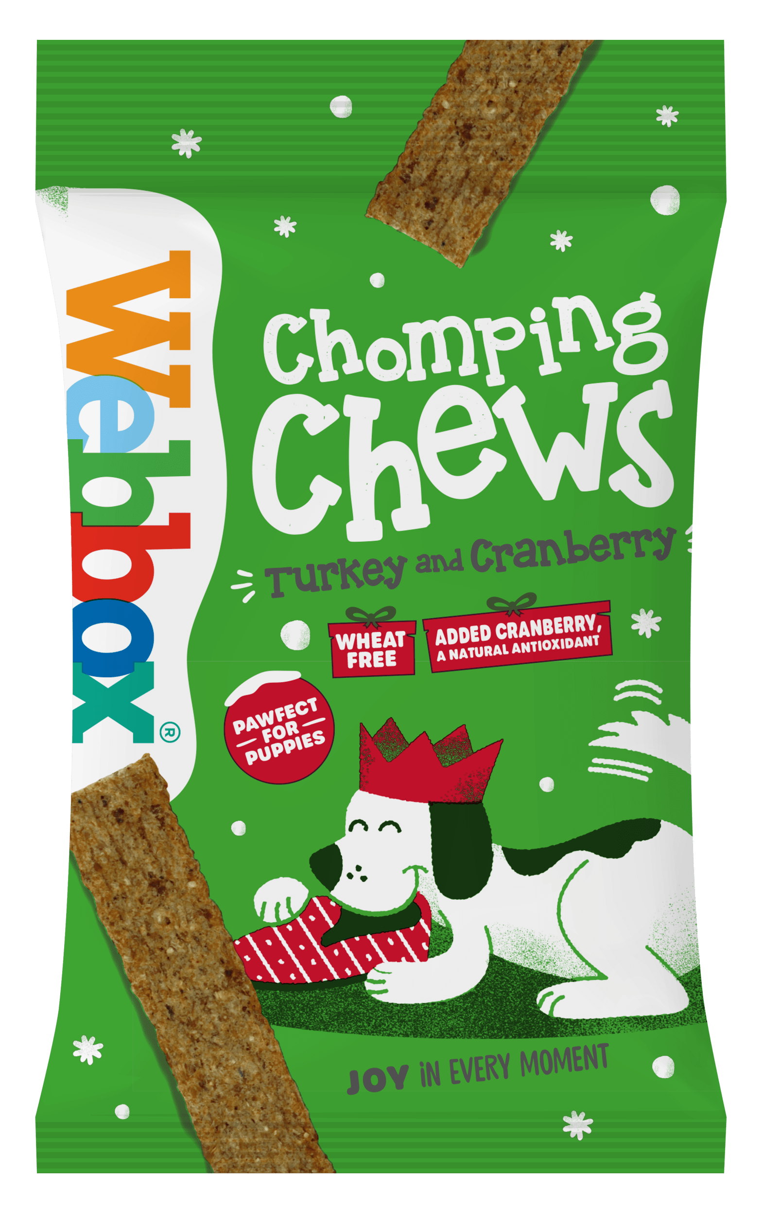 Webbox Festive Chomping Chews Turkey with Cranberry